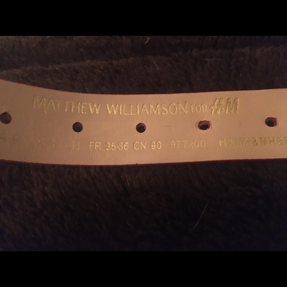 Matthew Williams For H&M pink studded belt NWOT - Picture 4 of 4